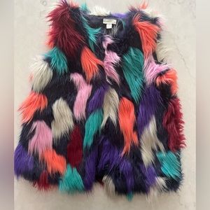 Margherita by Margherita Missoni Faux Fur Vest